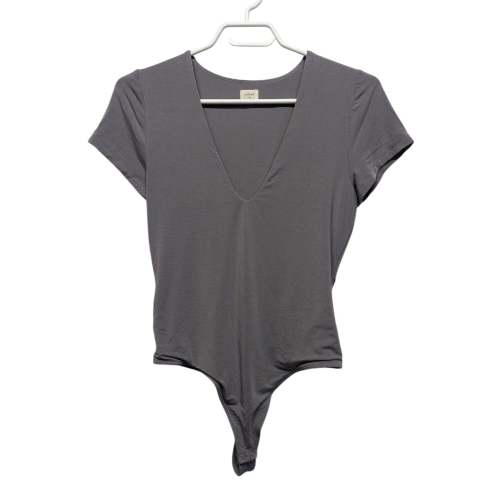 Aritzia Wilfred Bodysuit Gray Size M
